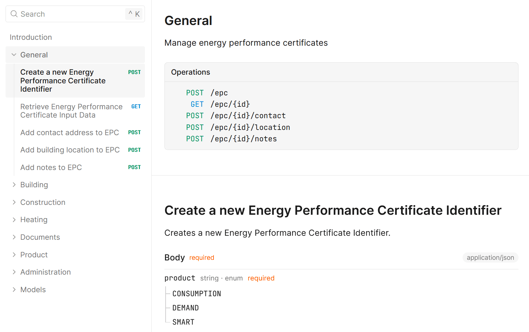 Scalar API-Dokumentation und Try-it-Oberfläche unter energyausweis.de/api